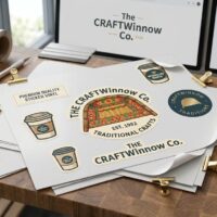 Vinyl Adhesive Stickers for indoor and outdoor use
